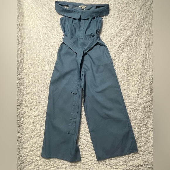 DAVI & DANI LIGHT DENIM JUMPSUIT BLUE SIZE M. - Picture 6 of 9